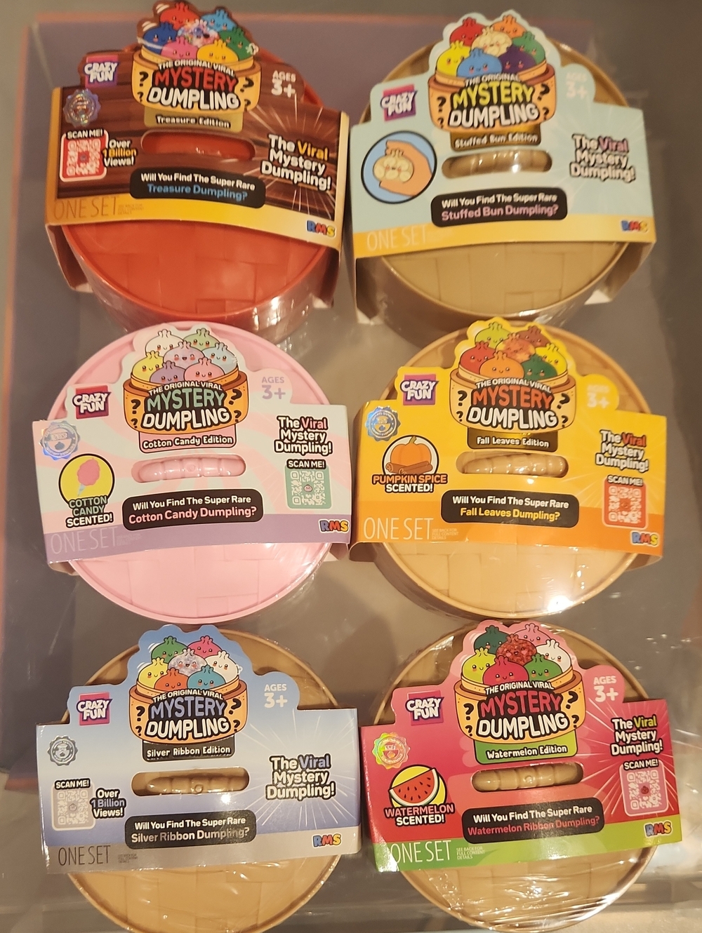 RMS Crazy Fun Mystery Dumpling Assorted Lot Of 6 (See Pic)